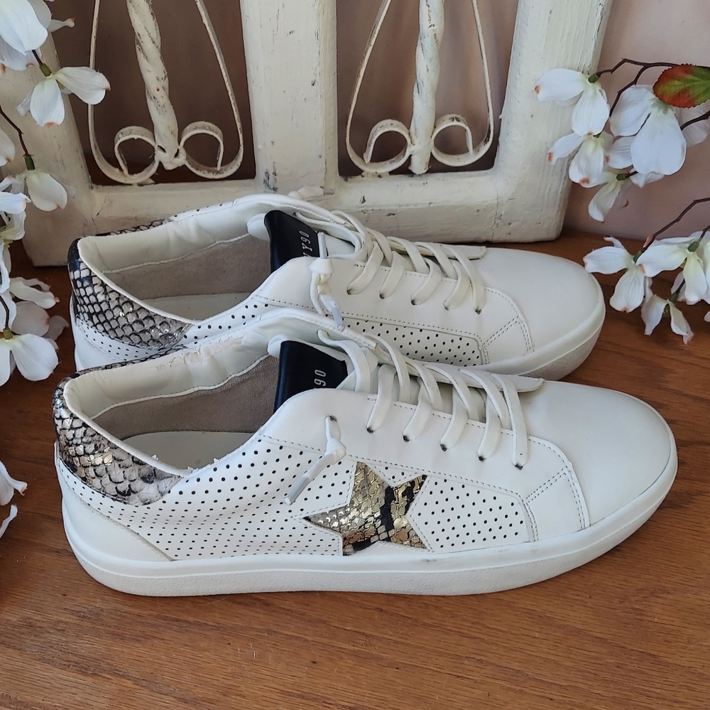 Steve Madden Havana leather sneakers size 10